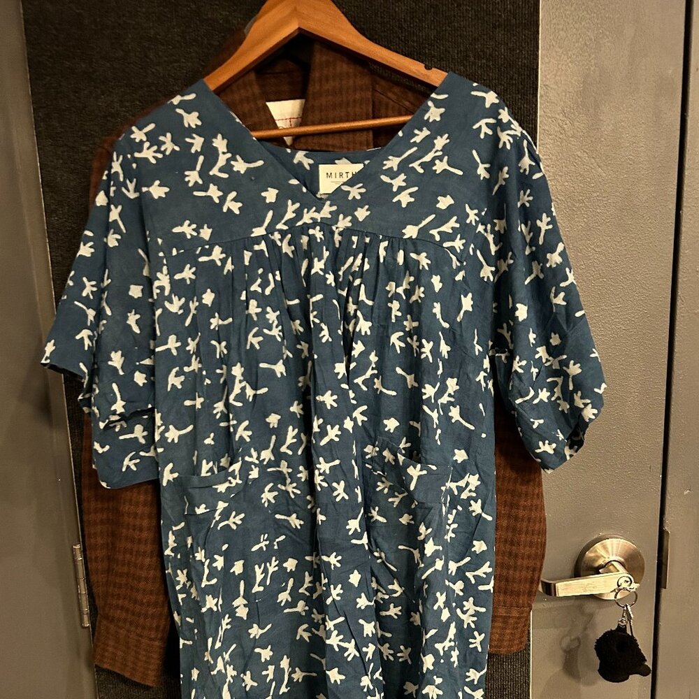 Mirth Belem Coverup in Indigo Coral